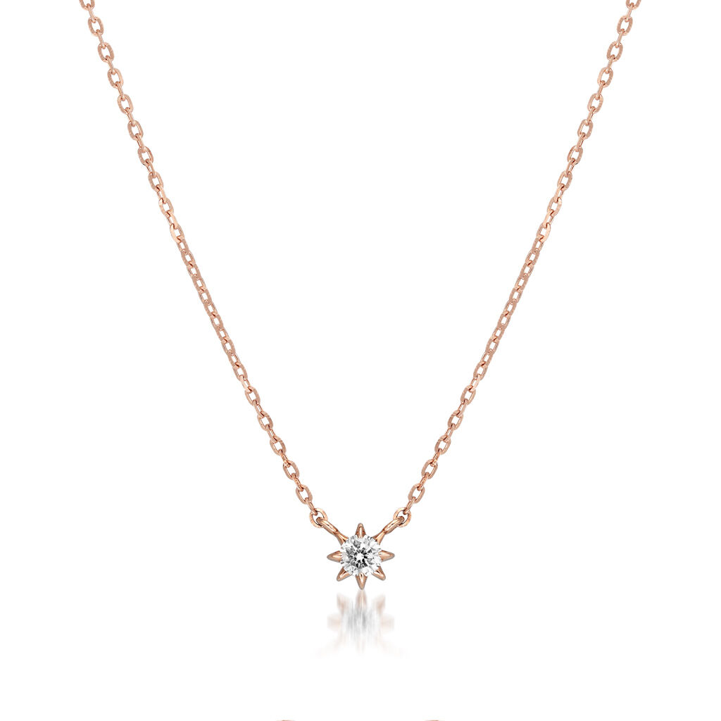 STAR JEWELRY「DIAMOND NECKLACE (M)」|ネックレス|ローズゴールド
