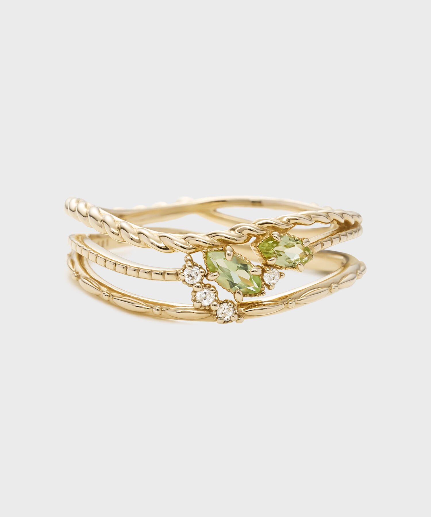 NOJESS「【Trick Ring】K5ペリドットリング」|リング|