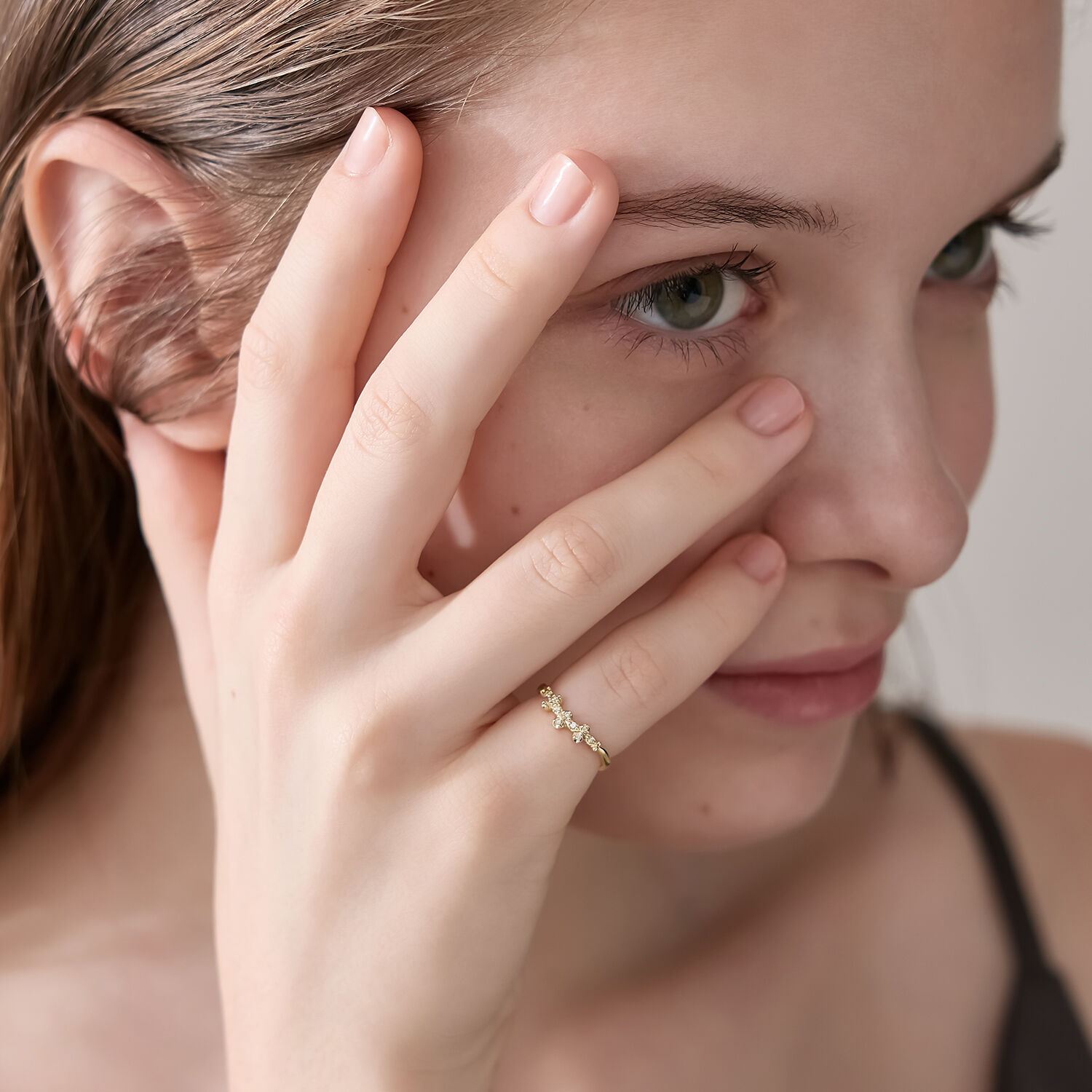 NOJESS「【Pocket Ring】K10ダイヤモンドピンキーリング」|リング|