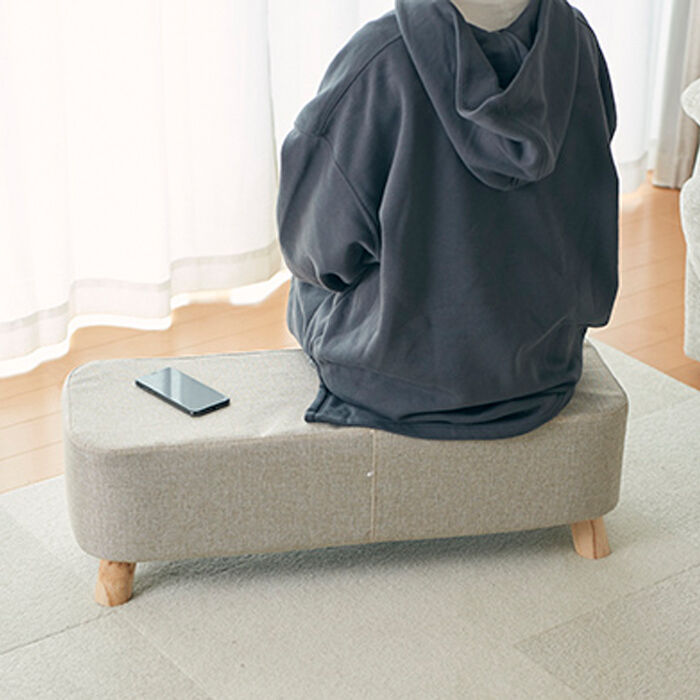 BACKYARD FAMILY「スツール おしゃれ 楽天 ファブリックスツール オットマン En Fance EF-T15L」|その他|