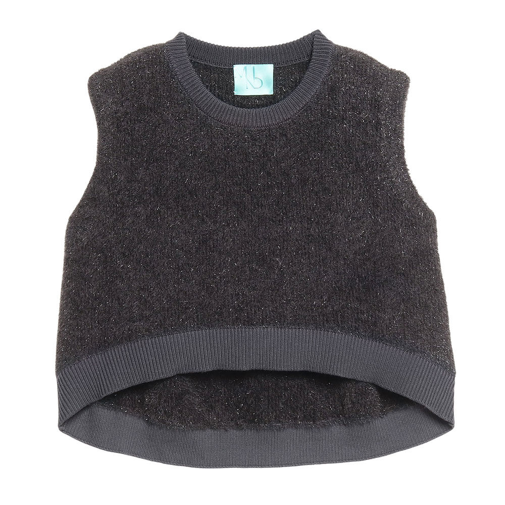 BACKYARD FAMILY「MIND マインド フェザー ベスト 通販 フェザーベスト フェザーニット 重ね着 レイヤード」|その他|グレー1