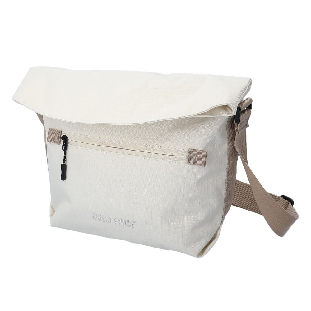 BACKYARD FAMILY「アネロ グランデ ショルダー バッグ 通販 anello GRANDE GIM0742」|ショルダー・メッセンジャー|ホワイト1