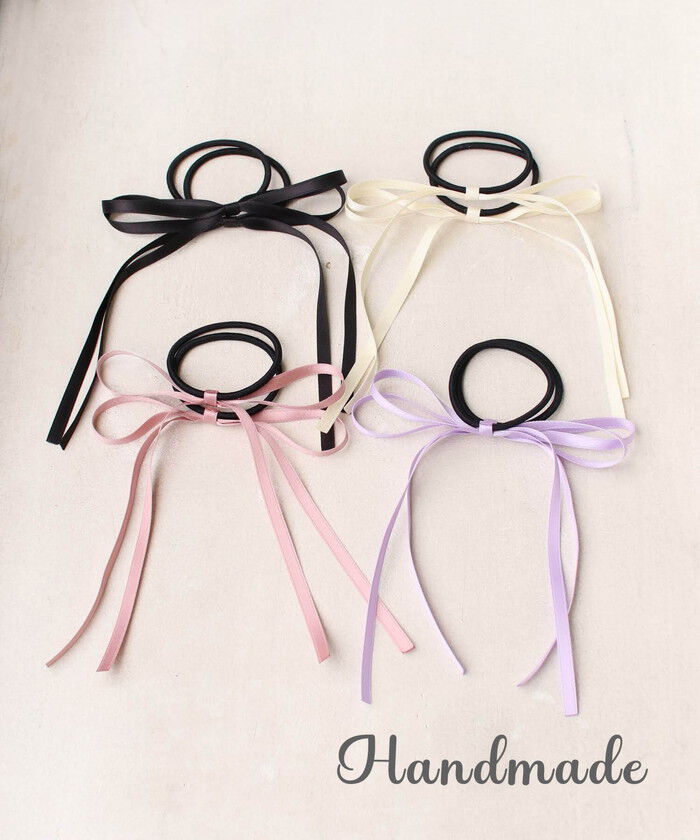 BACKYARD FAMILY「キッズ ヘアゴム リボン 通販 2個セット 68192302 ロンロンリボンヘアゴム 小さめ」|その他|