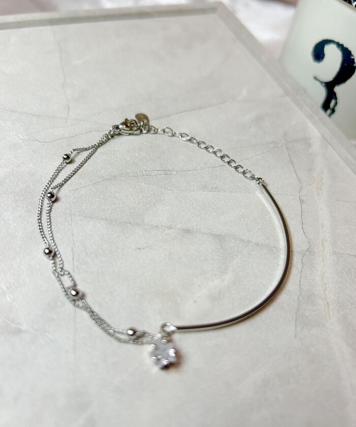 BACKYARD FAMILY「ブレスレット 2連 レディース 通販 ダイヤモンドハーツ blt-0230 Diamond」|その他|