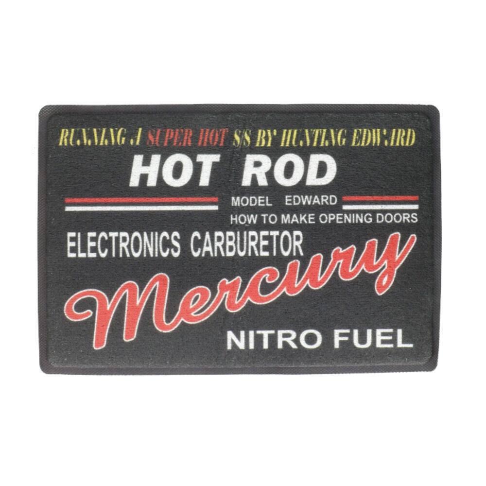 BACKYARD FAMILY「玄関マット オシャレ 通販 MERCURY マーキュリー ガレージマット エントランスマット 屋外」|その他|ブラック3