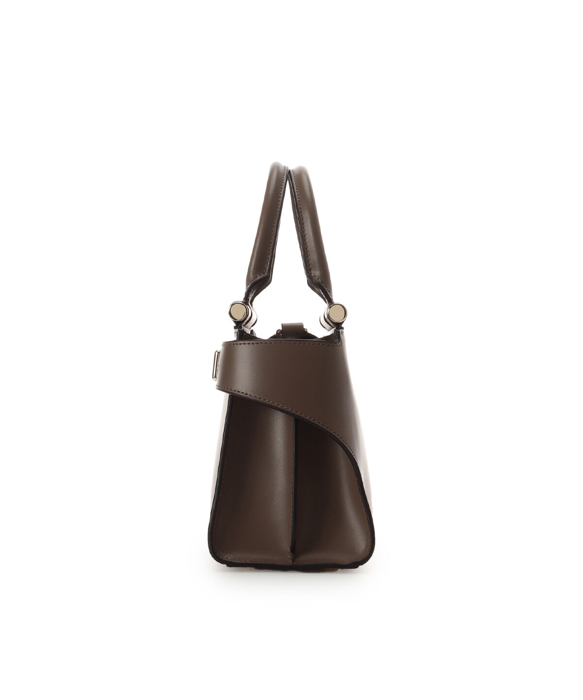 Samantha Thavasa「ゴールド金具スプリットレザーハンドバッグ」|ハンドバッグ|