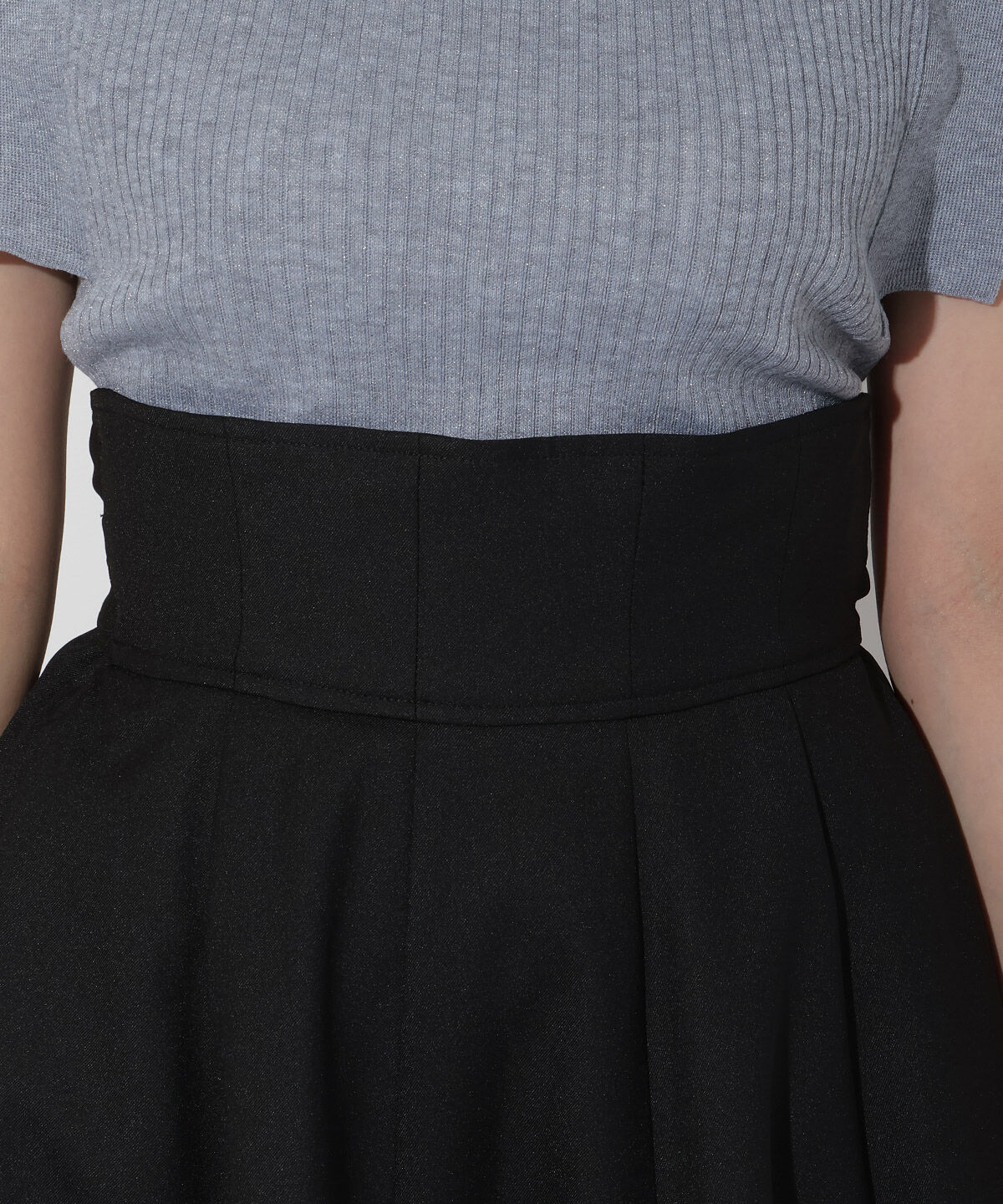 アンドクチュール「バックリボンフレアスカート」|フレア|