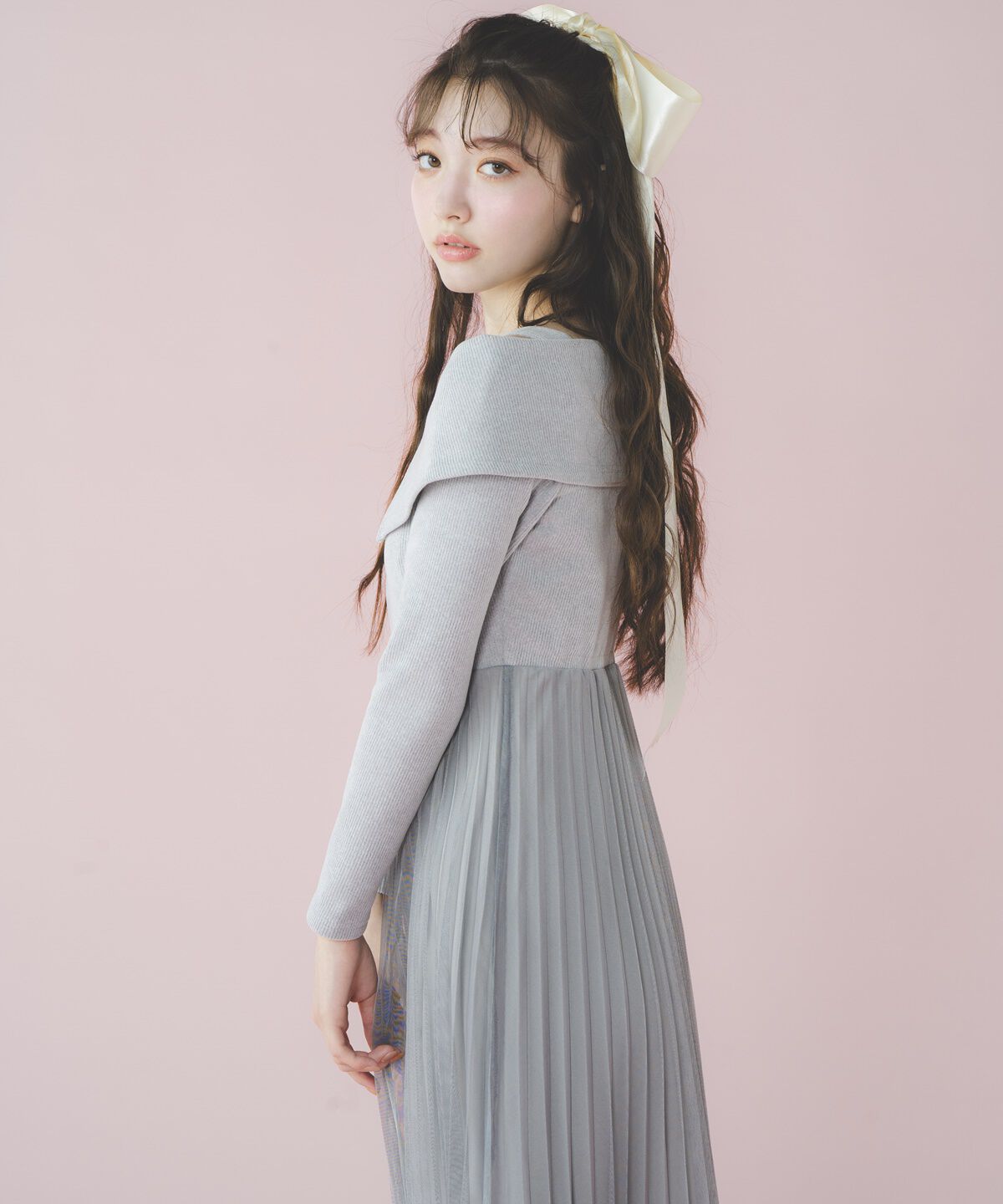 REDYAZEL「ニットドッキングワンピース」|ワンピース|