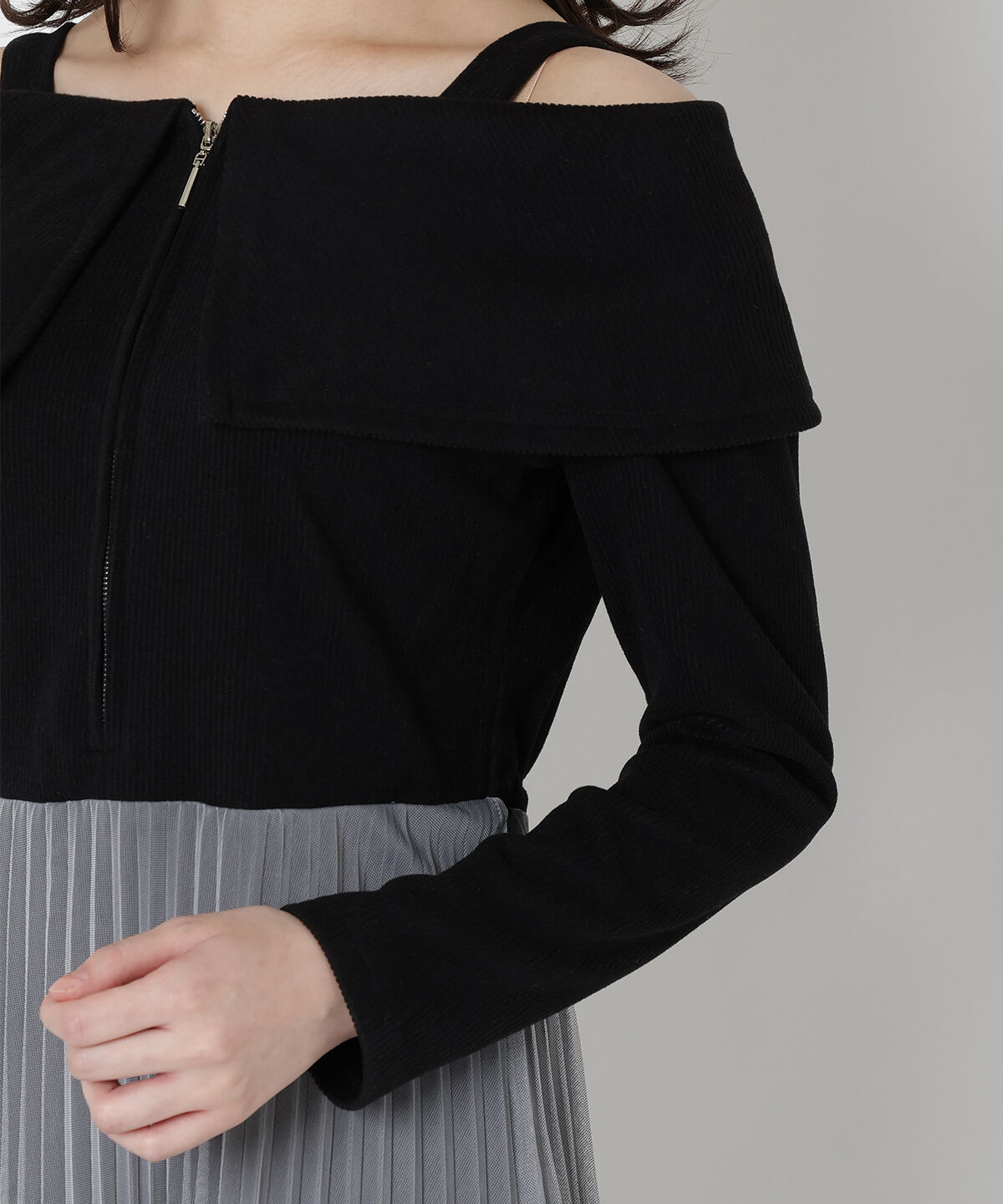 REDYAZEL「ニットドッキングワンピース」|ワンピース|