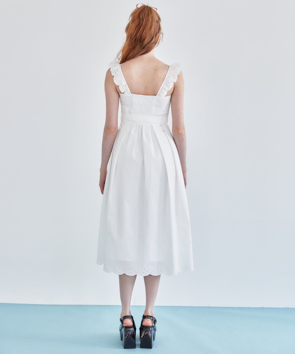 REDYAZEL「エンブロイダリーコットンワンピース」|ワンピース|