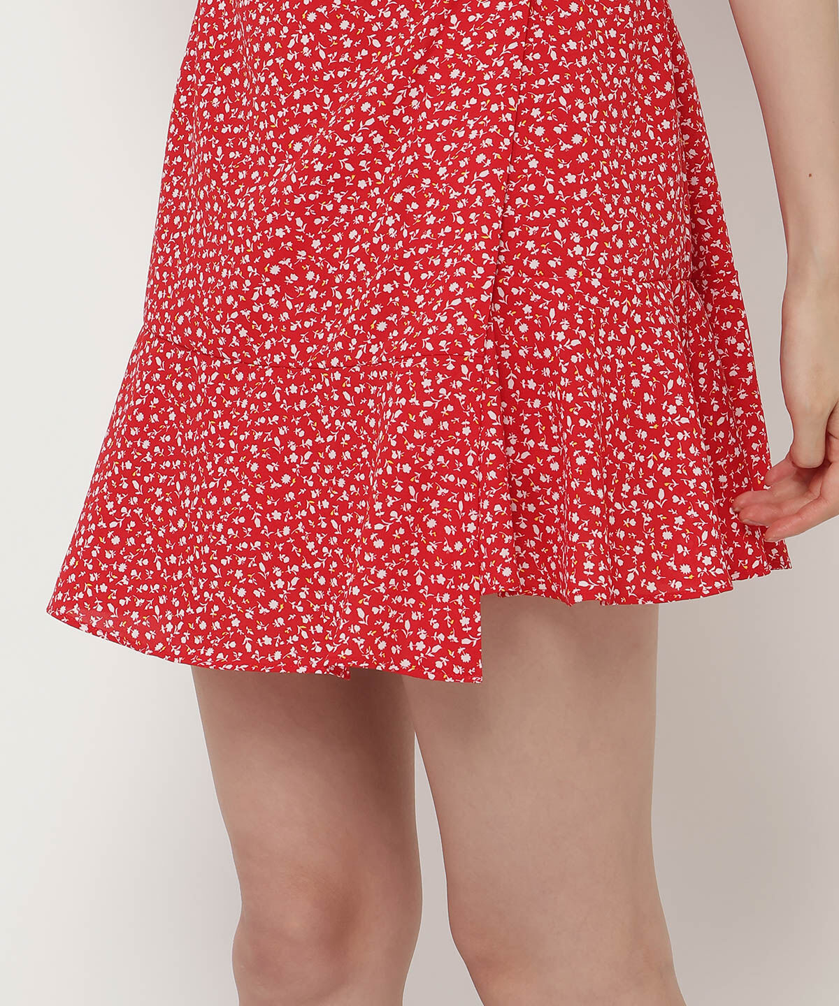 REDYAZEL「カシュクールフリルミニワンピース」|ワンピース|