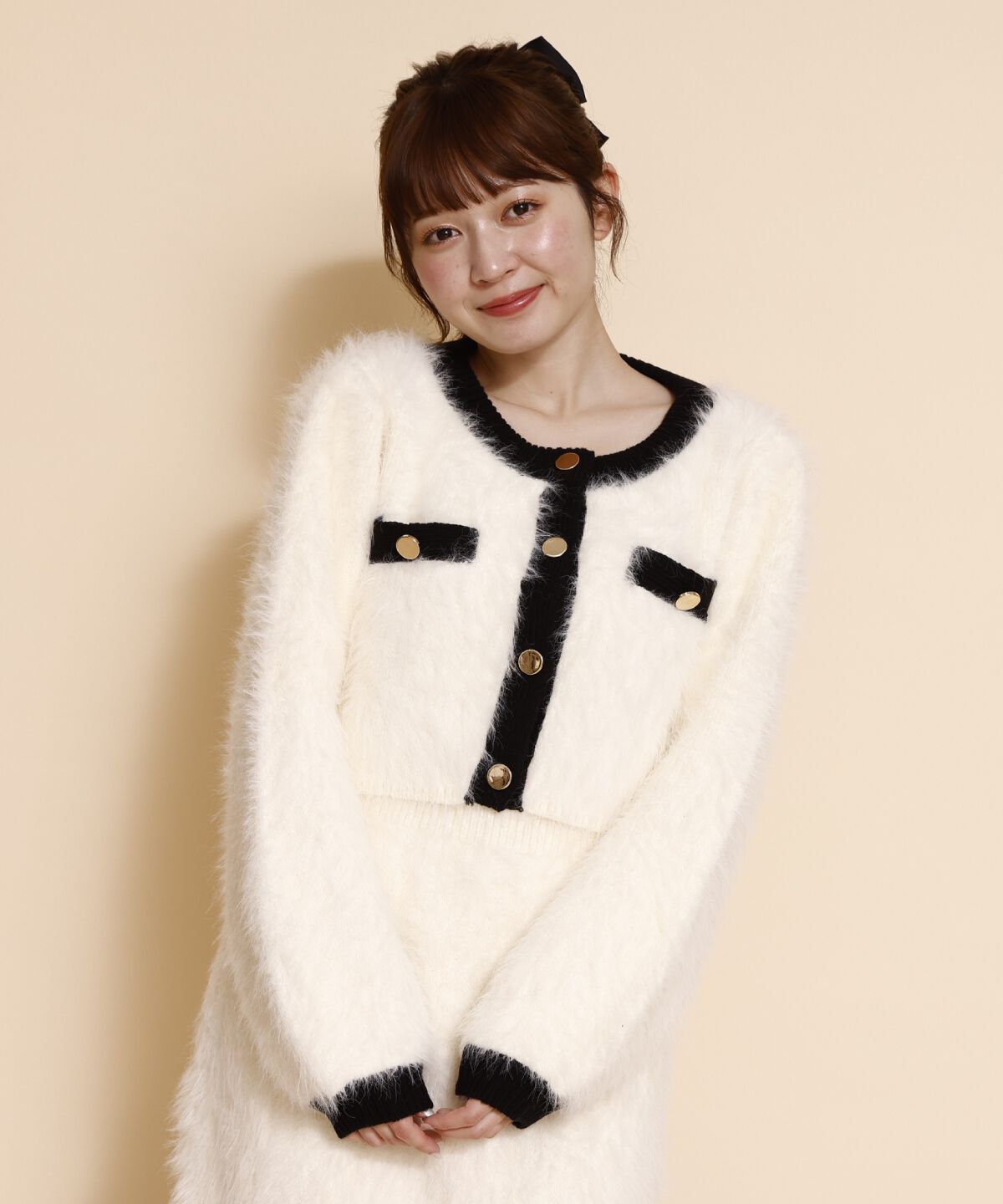 REDYAZEL「シャギーカーディガン」|カーディガン|