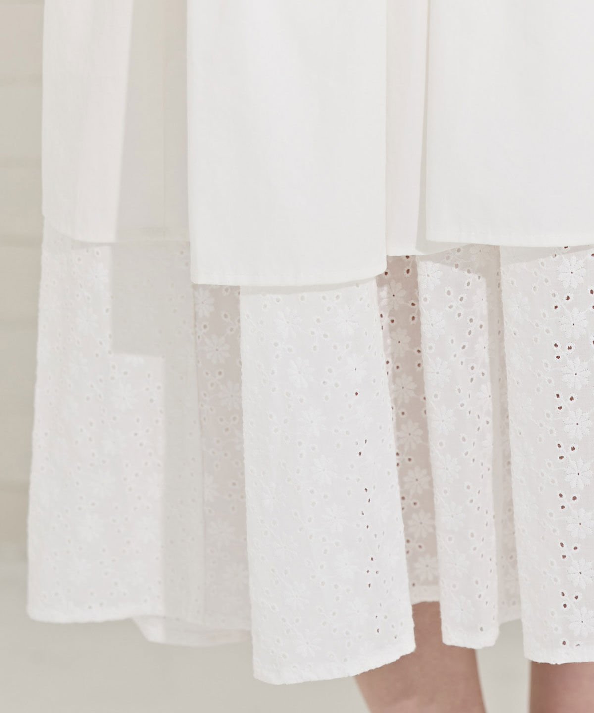 REDYAZEL「コットンレースティアードワンピース」|ワンピース|