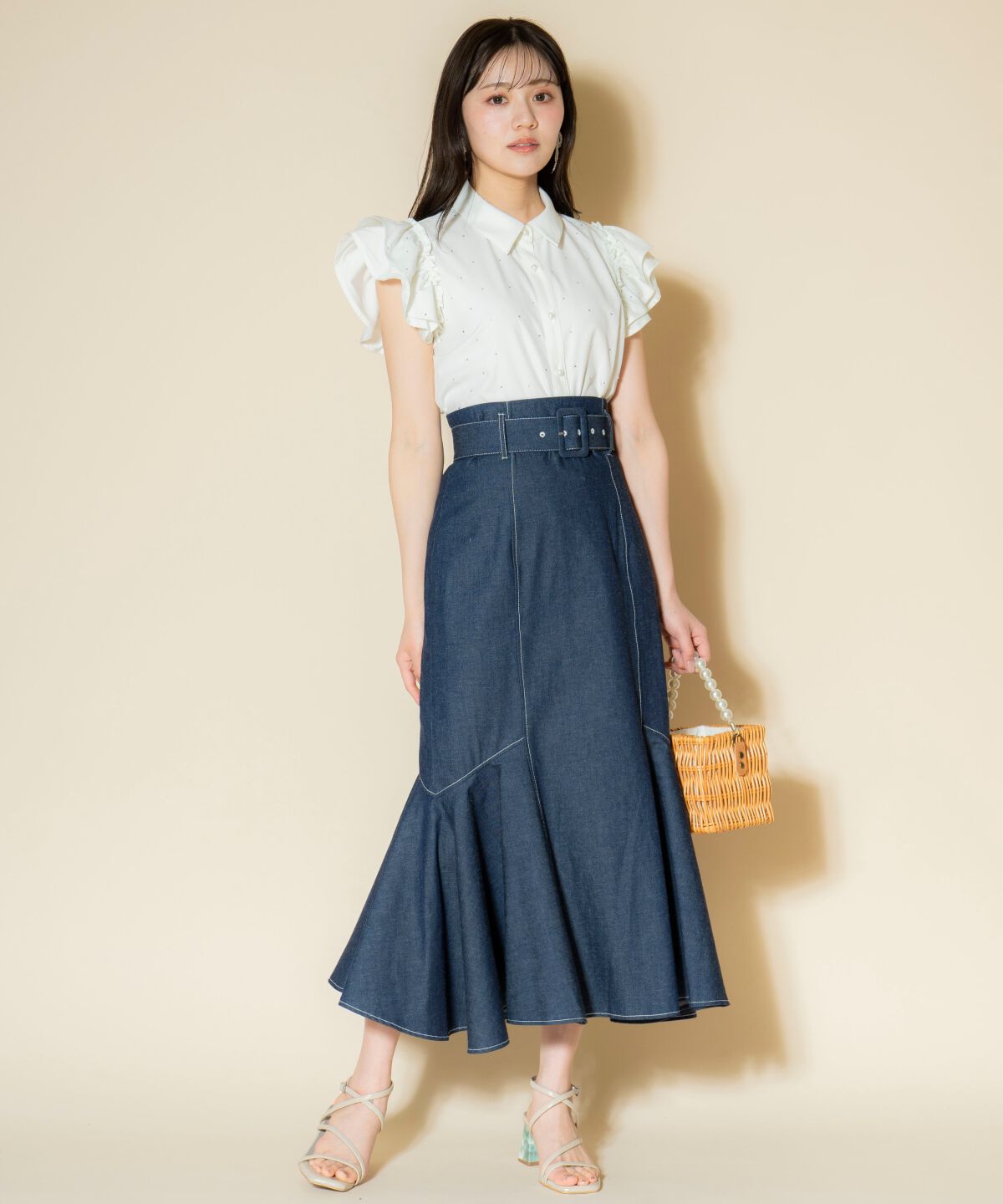 WILLSELECTION「キラキラビジューブラウス」|シャツ・ブラウス|