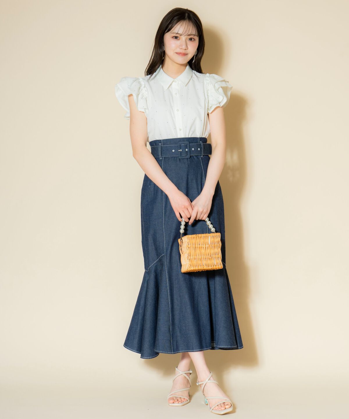 WILLSELECTION「キラキラビジューブラウス」|シャツ・ブラウス|