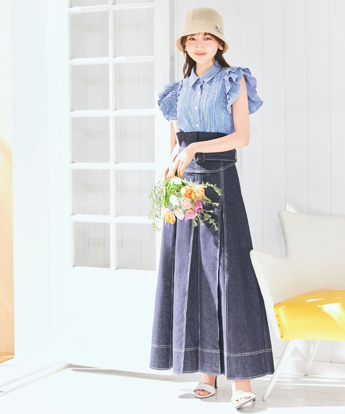 WILLSELECTION「キラキラビジューブラウス」|シャツ・ブラウス|