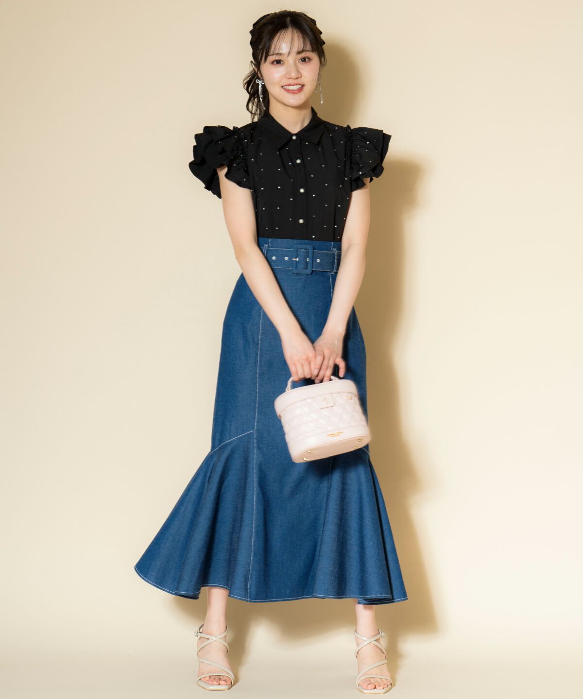 WILLSELECTION「キラキラビジューブラウス」|シャツ・ブラウス|