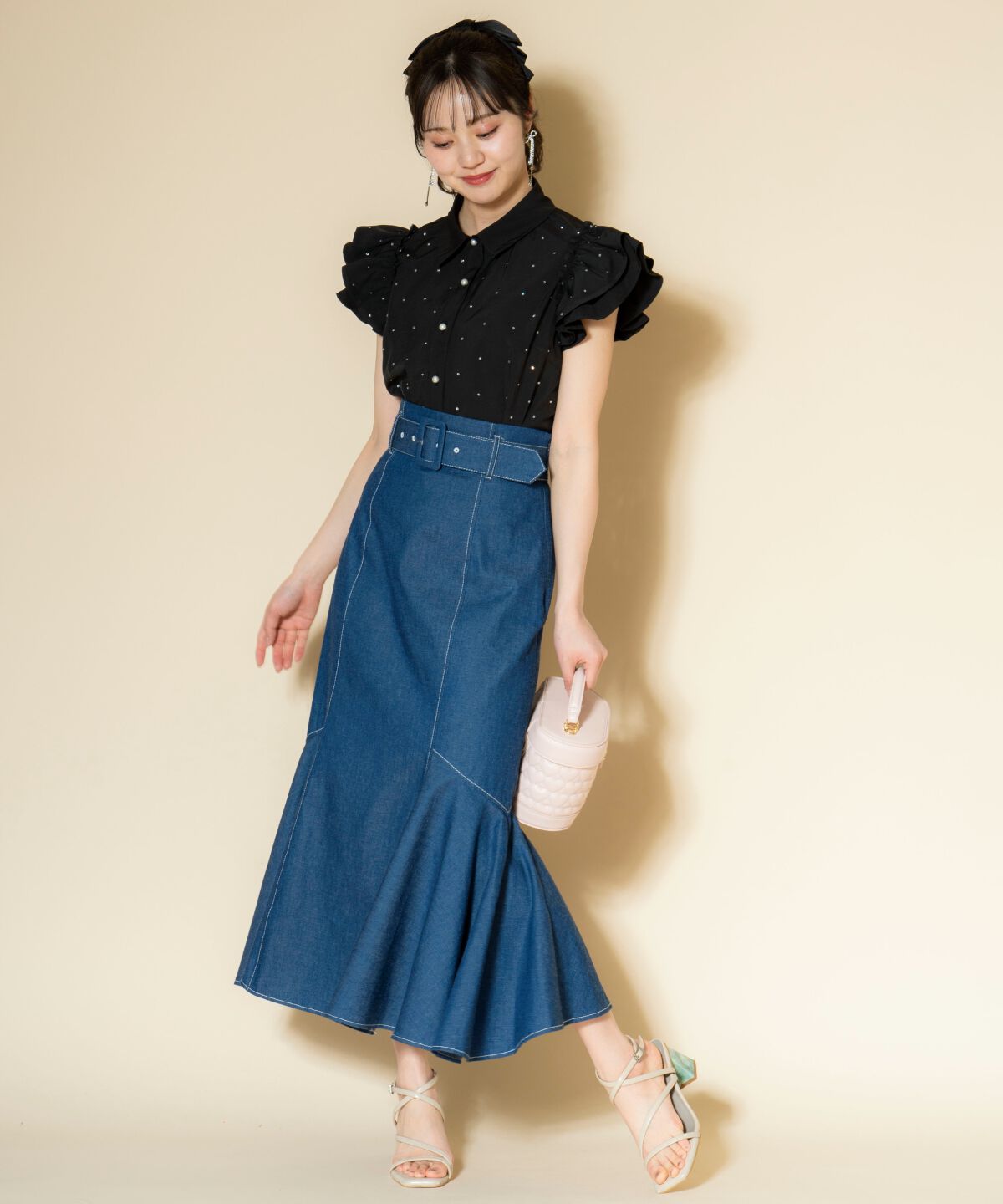 WILLSELECTION「キラキラビジューブラウス」|シャツ・ブラウス|