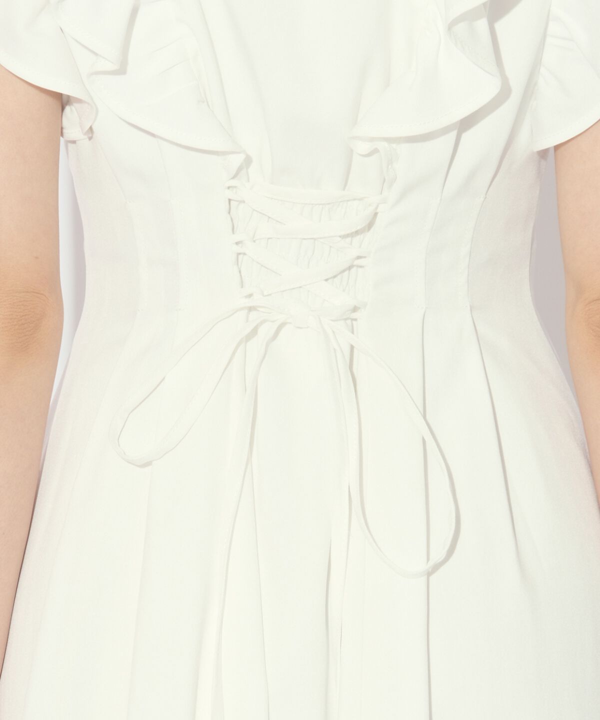 WILLSELECTION「リボンタイタックウエストシャツワンピース」|ワンピース|