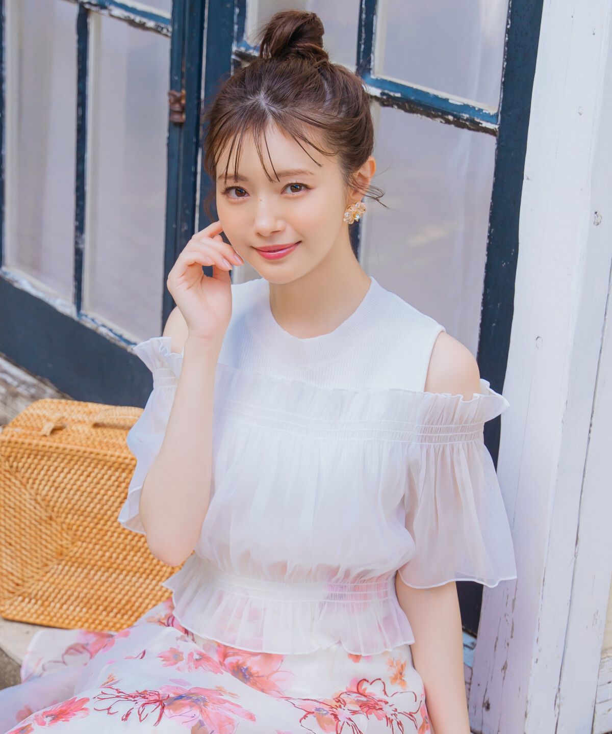 WILLSELECTION「レイヤード風オフショル半袖プルオーバー」|Tシャツ・カットソー|