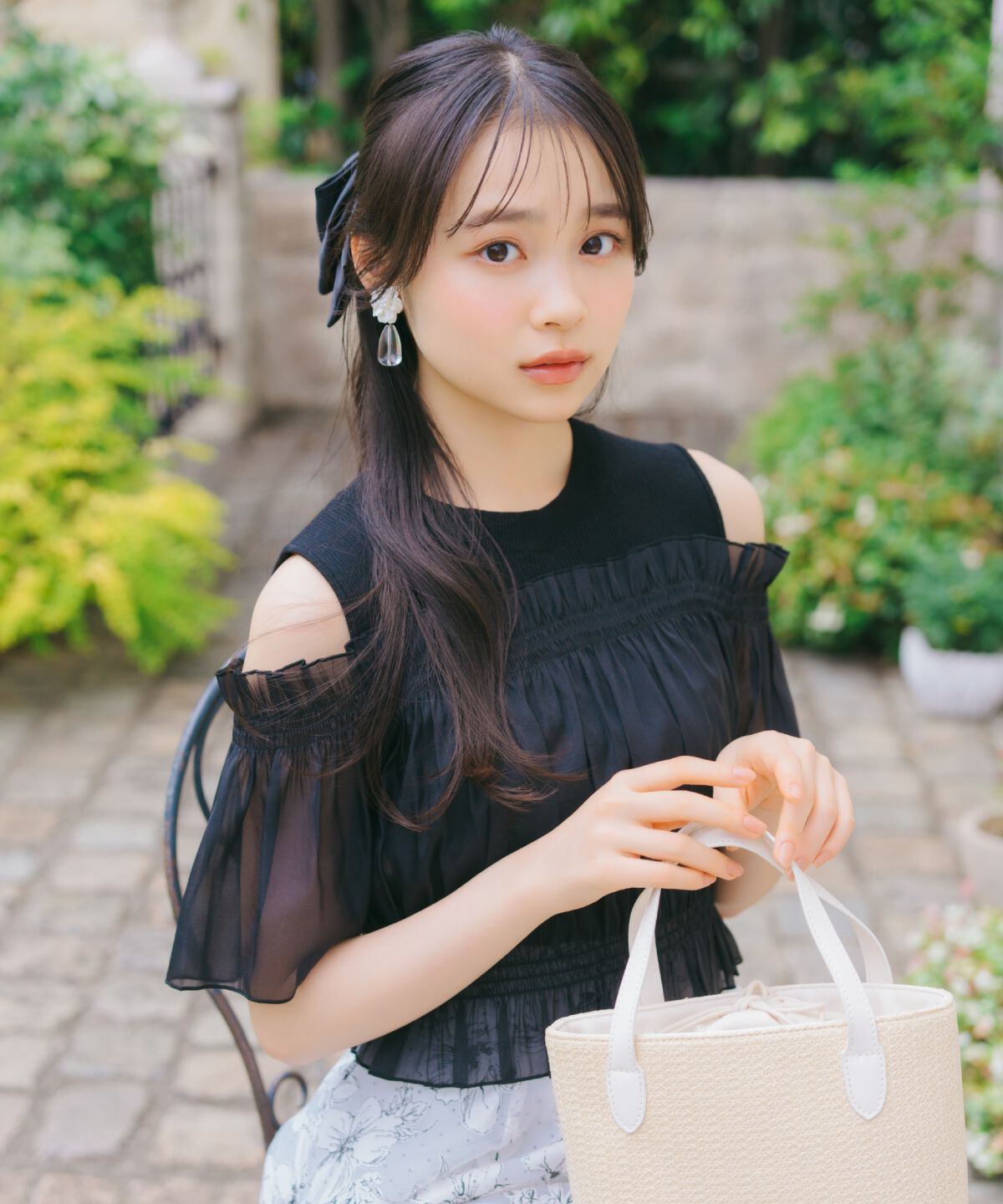 WILLSELECTION「レイヤード風オフショル半袖プルオーバー」|Tシャツ・カットソー|