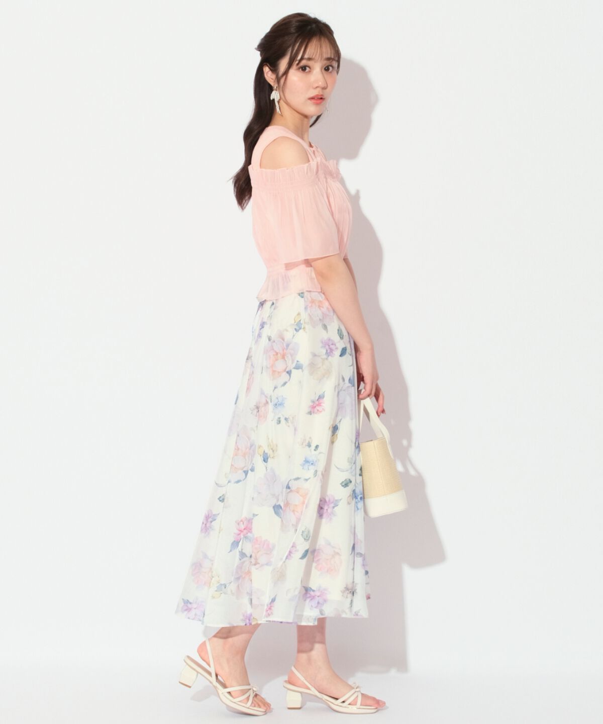 WILLSELECTION「レイヤード風オフショル半袖プルオーバー」|Tシャツ・カットソー|