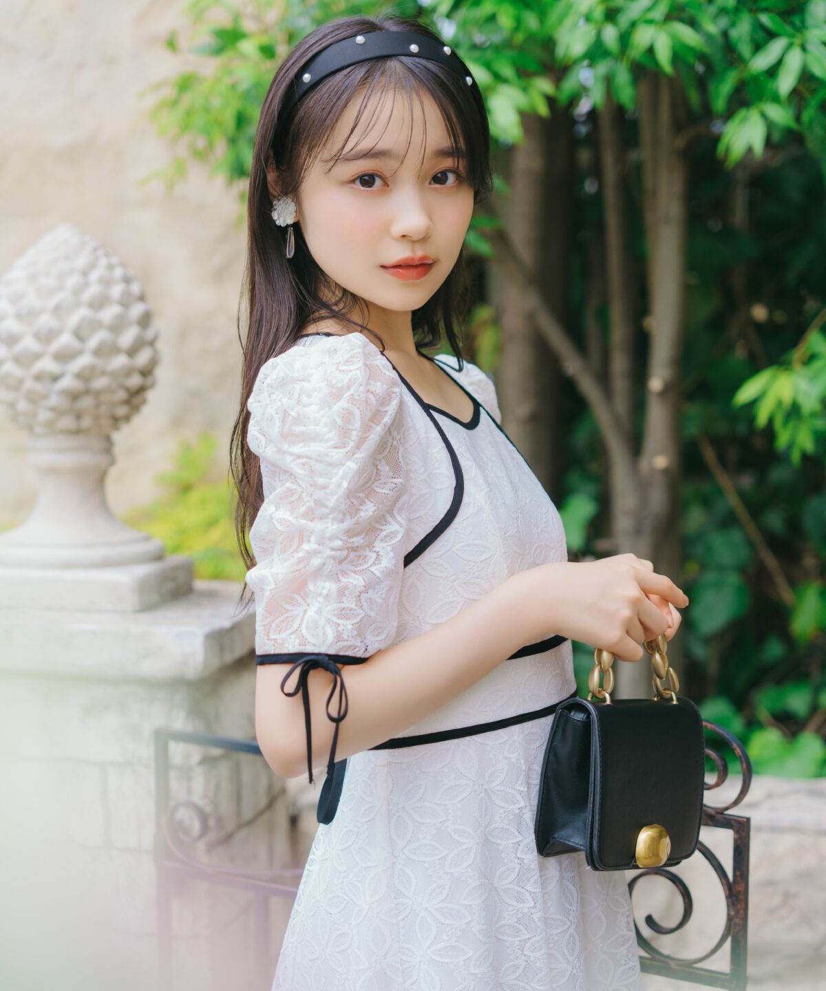 WILLSELECTION「配色レースワンピース」|ワンピース|