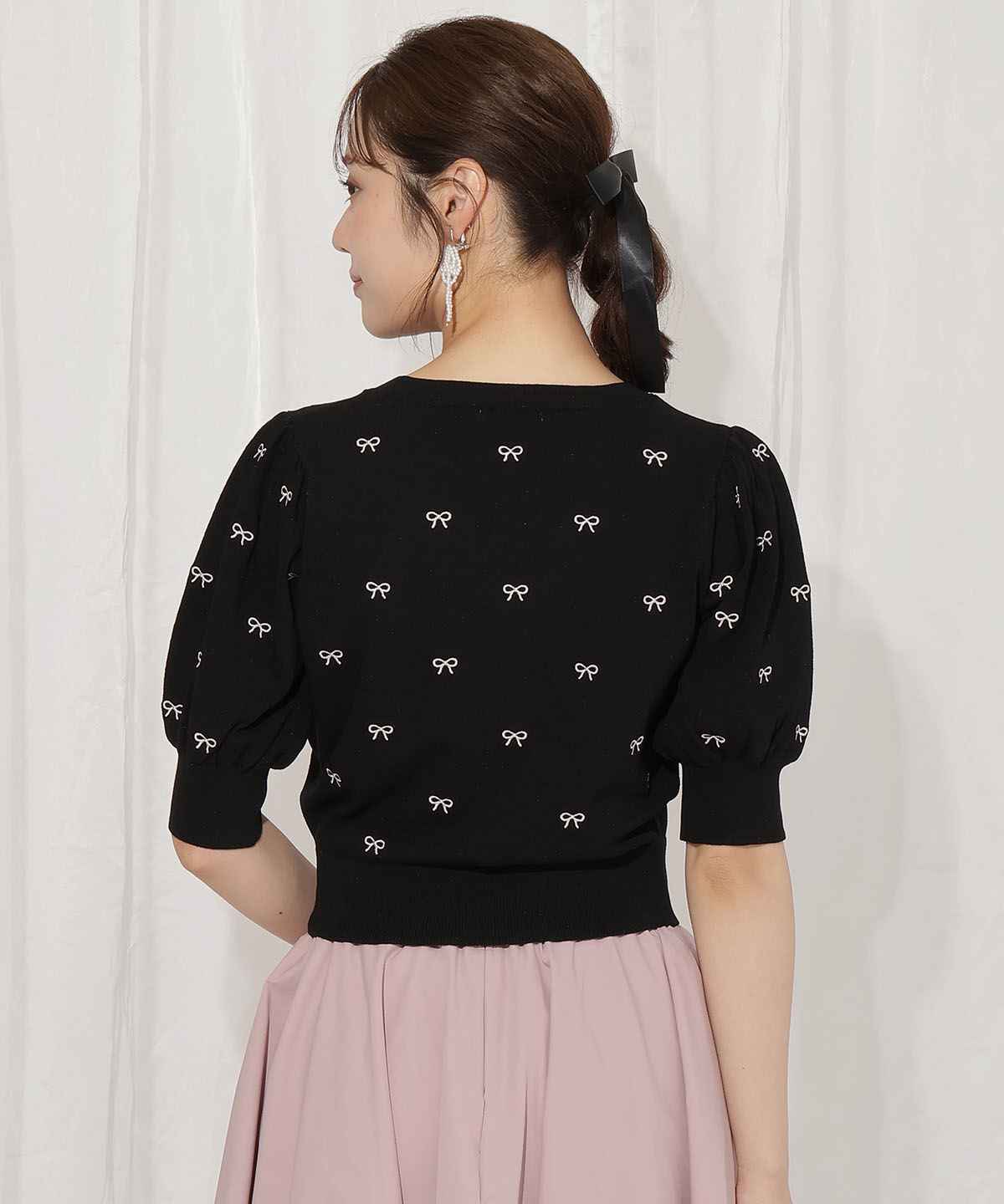 WILLSELECTION「バリエーションニット（リボン）」|ニット・セーター|