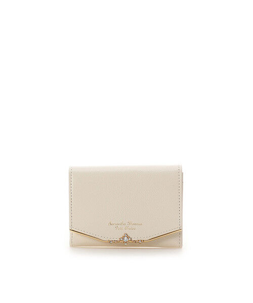 Samantha Thavasa Petit Choice「ジュエルバー　マルチパスケース」|コインケース|オフホワイト