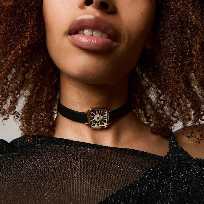 KOMONO「〈KOMONO(ｺﾓﾉ)〉ｹｲﾄ ﾌﾗﾜｰ ﾀﾞﾌﾞﾙｺﾞｰﾙﾄﾞ」|腕時計|