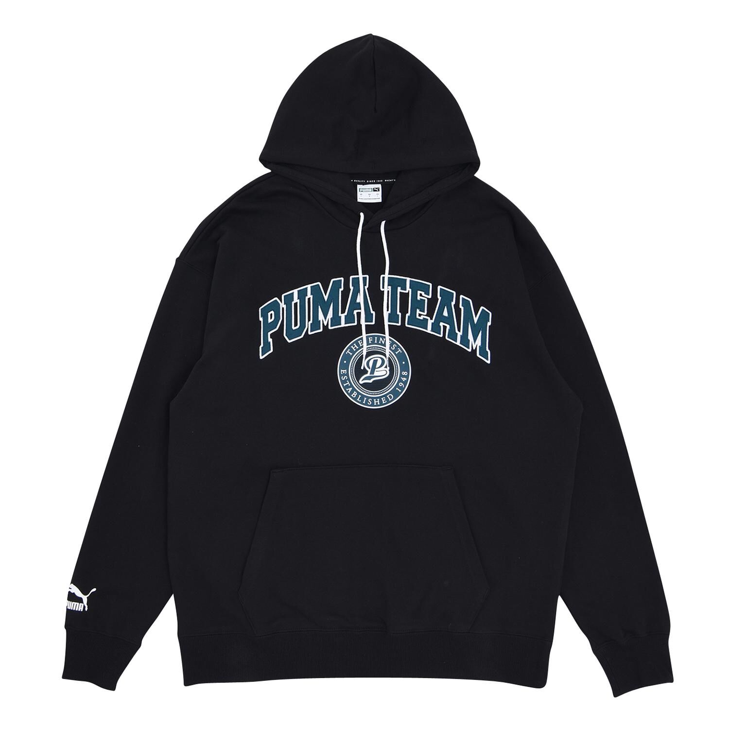 PUMA「【PUMA ｳｪｱ】M TEAM HOODIE TR」|ポロシャツ|ブラック