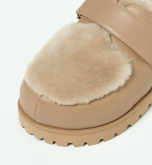 ODETTE E ODILE「ボリュームソールベルトサボ フラット30」|スリッポン|