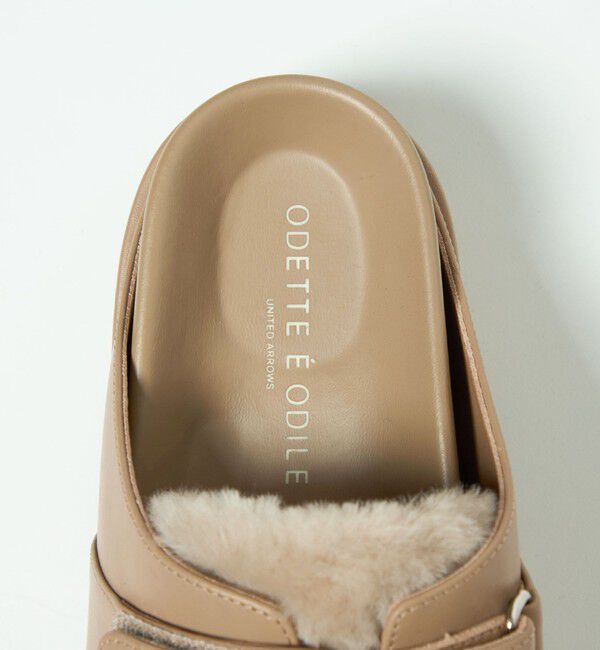 ODETTE E ODILE「ボリュームソールベルトサボ フラット30」|スリッポン|