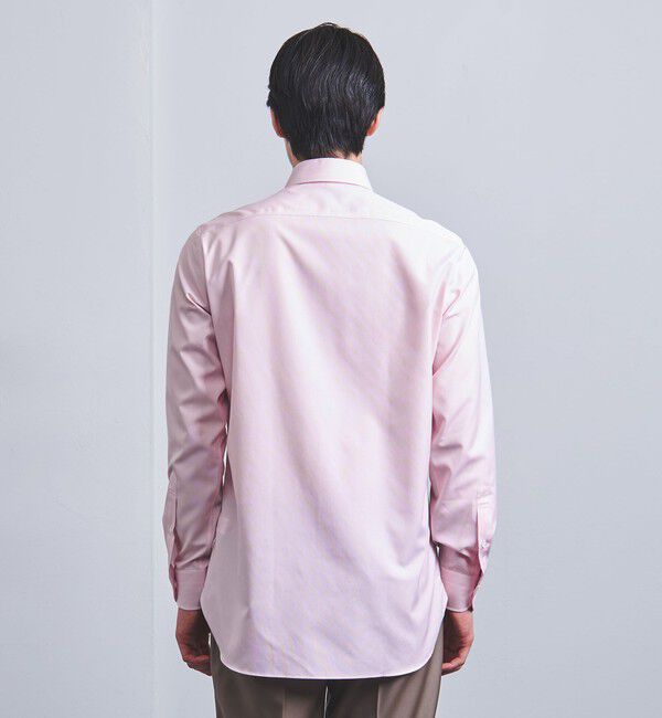 UNITED ARROWS「イージーケア AG ヘアラインストライプ ラウンドレギュラーカラー シャツ -抗菌防臭-」|シャツ・ブラウス|