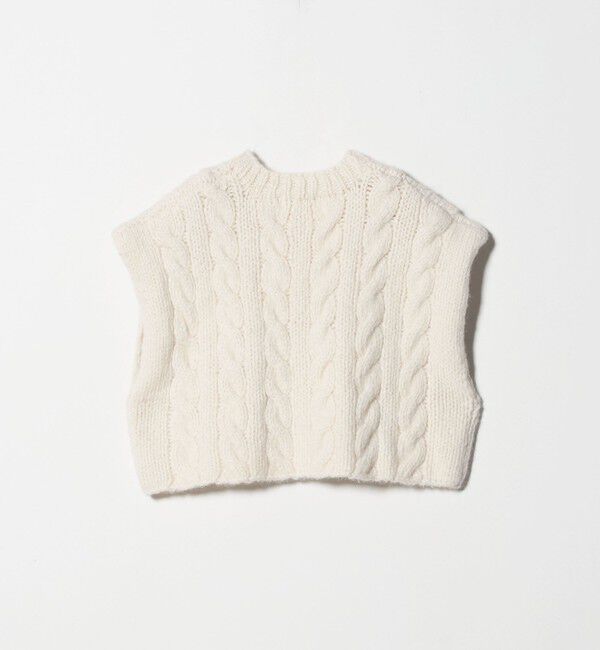 UNITED ARROWS「＜SACRA＞ケーブル ニット ベスト」|ベスト・ジレ|