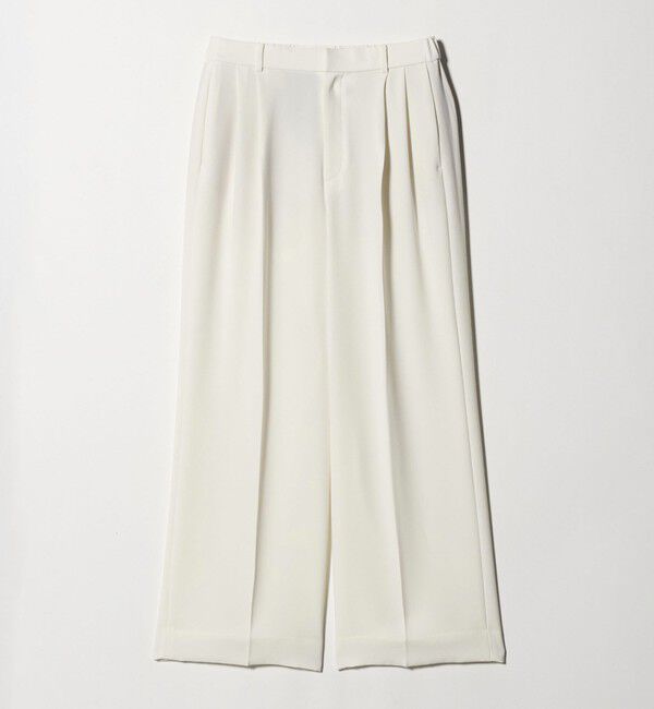 UNITED ARROWS「2タック ワイドパンツ WHITE ‐ウォッシャブル‐」|その他|