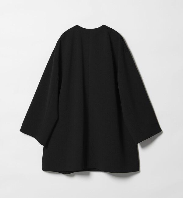 UNITED ARROWS「SPONGY Aライン ミドルコート」|ノーカラーコート|