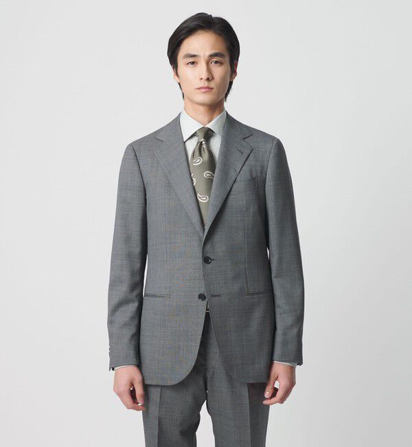 UNITED ARROWS「ピンチェック  ３ボタン スーツ  S‐MODEL」|スーツ|