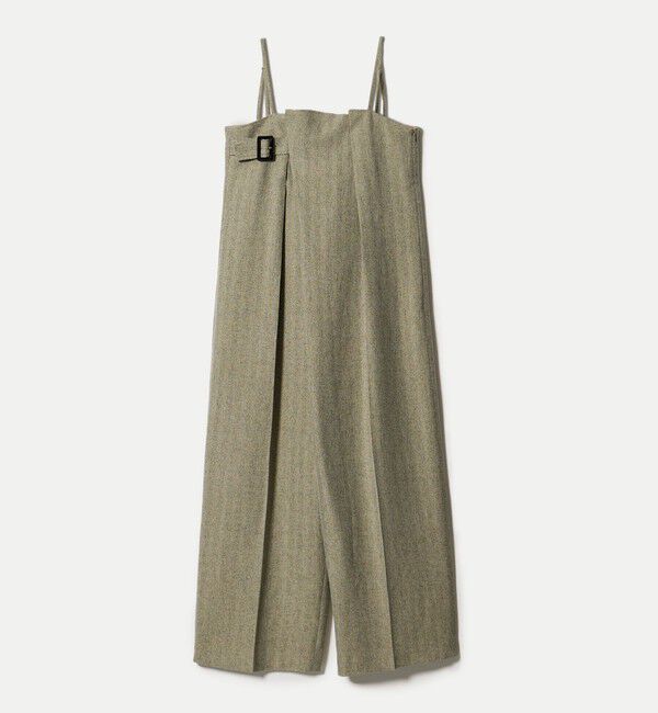 EMMEL REFINES「＜EMMEL REFINES＞EM ラップライク キャミサロペット」|オールインワン|