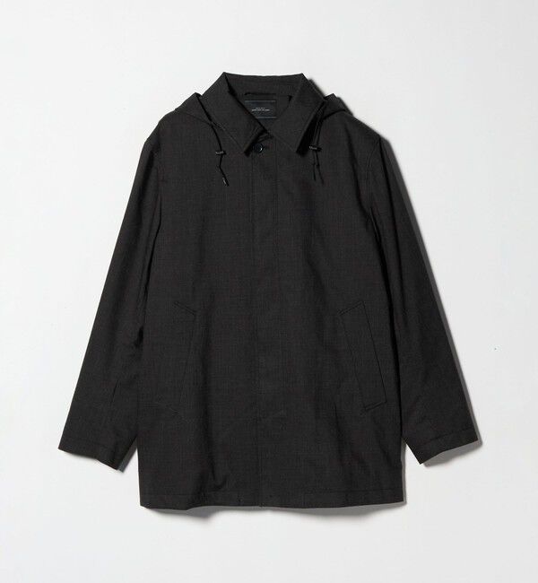 UNITED ARROWS green label relaxing「ルミレットウール TAION フード バルカラーコート -撥水-」|ステンカラーコート|