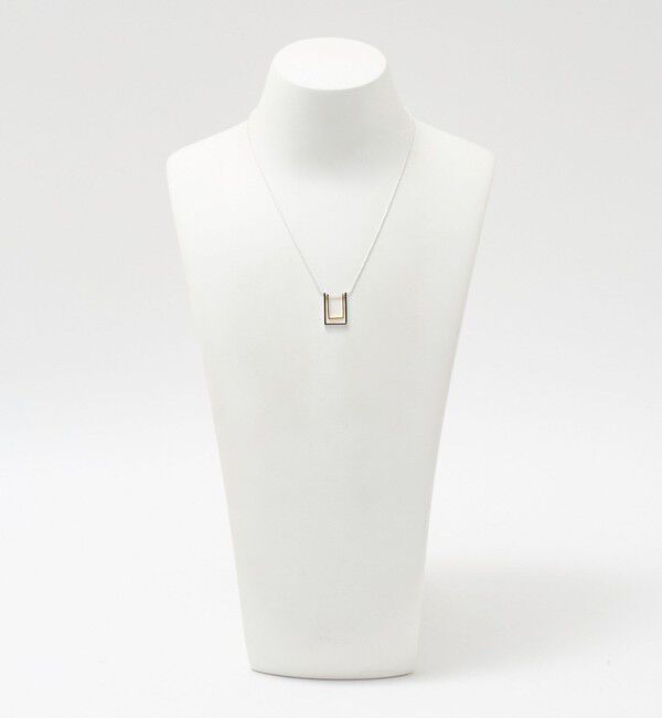 UNITED ARROWS green label relaxing「＜anisotea＞Two スクエア ネックレス」|ネックレス|