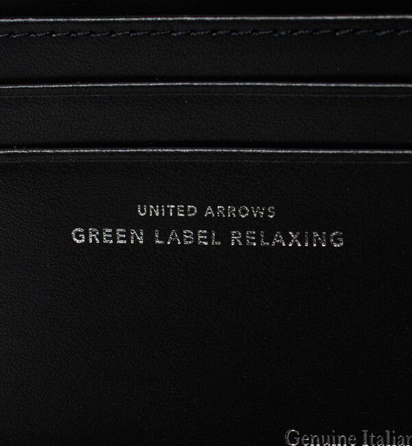 UNITED ARROWS green label relaxing「GLR イタリアンレザー ラウンドジップ ミニウォレット 財布」|財布|