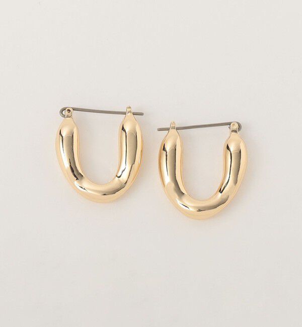 BEAUTY&YOUTH UNITED ARROWS「メタル ヘンケイ Uモチーフ ピアス」|ピアス|