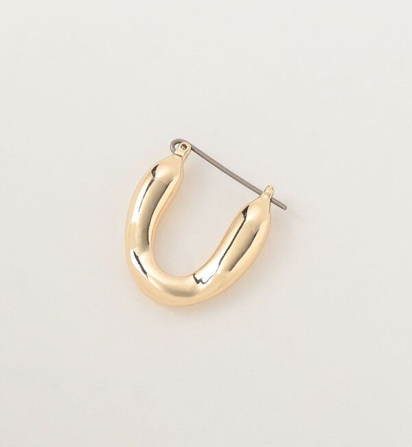 BEAUTY&YOUTH UNITED ARROWS「メタル ヘンケイ Uモチーフ ピアス」|ピアス|