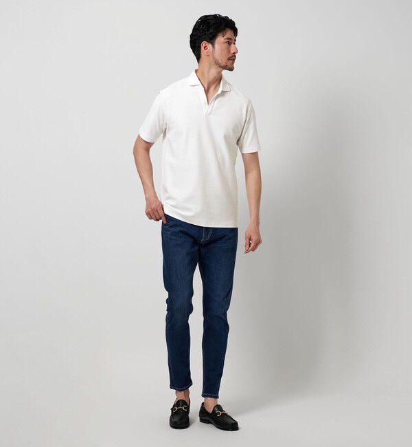 BEAUTY&YOUTH UNITED ARROWS「【WEB限定 WARDROBE SMART】ステイ クリーン ピケ スキッパー ポロシャツ【抗菌・防臭】」|ポロシャツ|