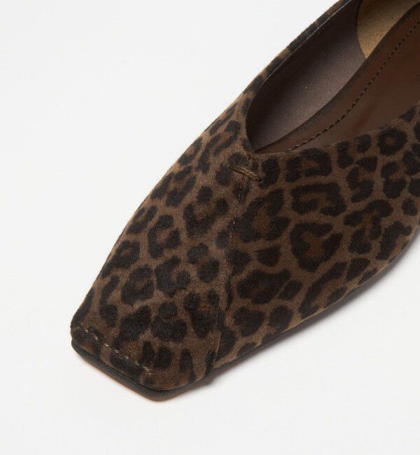 BEAUTY&YOUTH UNITED ARROWS「Vカット レオパード フラットシューズ」|バレエシューズ|