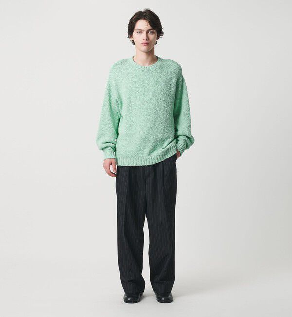 MONKEY TIME「コットン スラブ クルーネック」|ニット・セーター|