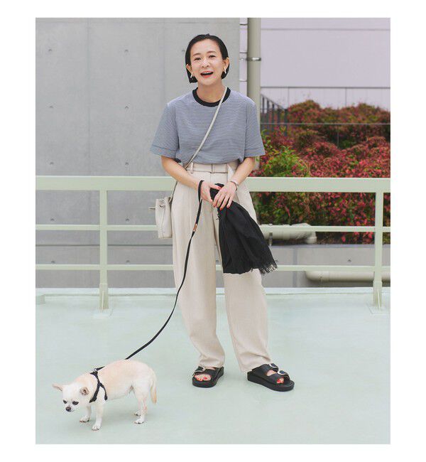 Demi-Luxe BEAMS 「SLOANE / コットン天竺  Tシャツ」|Tシャツ・カットソー|別BORDER_BLK&times;WHT