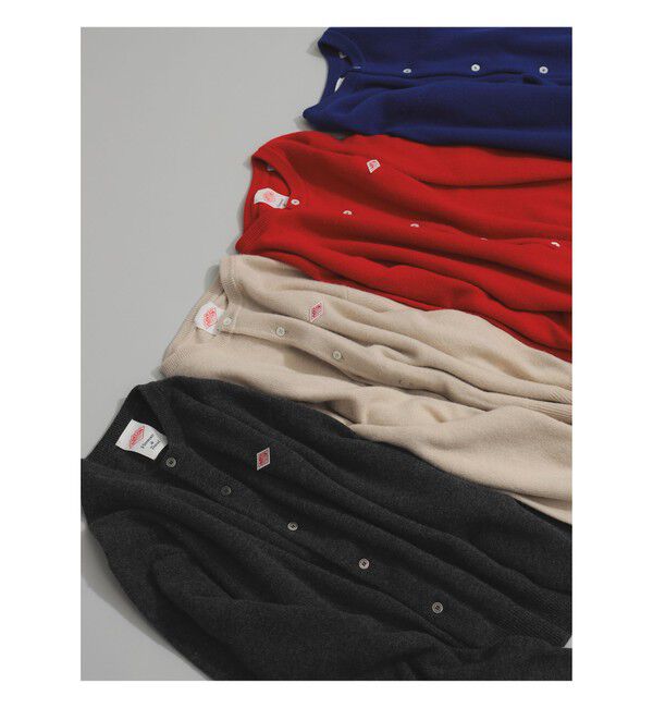 Ray BEAMS 「DANTON / ラムウール クルーネック カーディガン」|カーディガン|