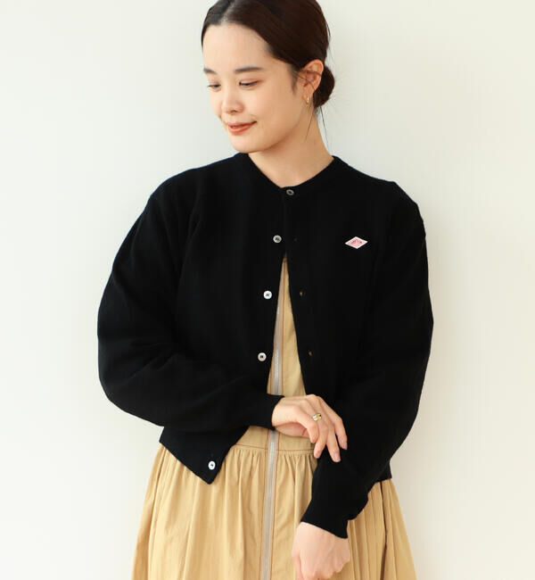 Ray BEAMS 「DANTON / ラムウール クルーネック カーディガン」|カーディガン|